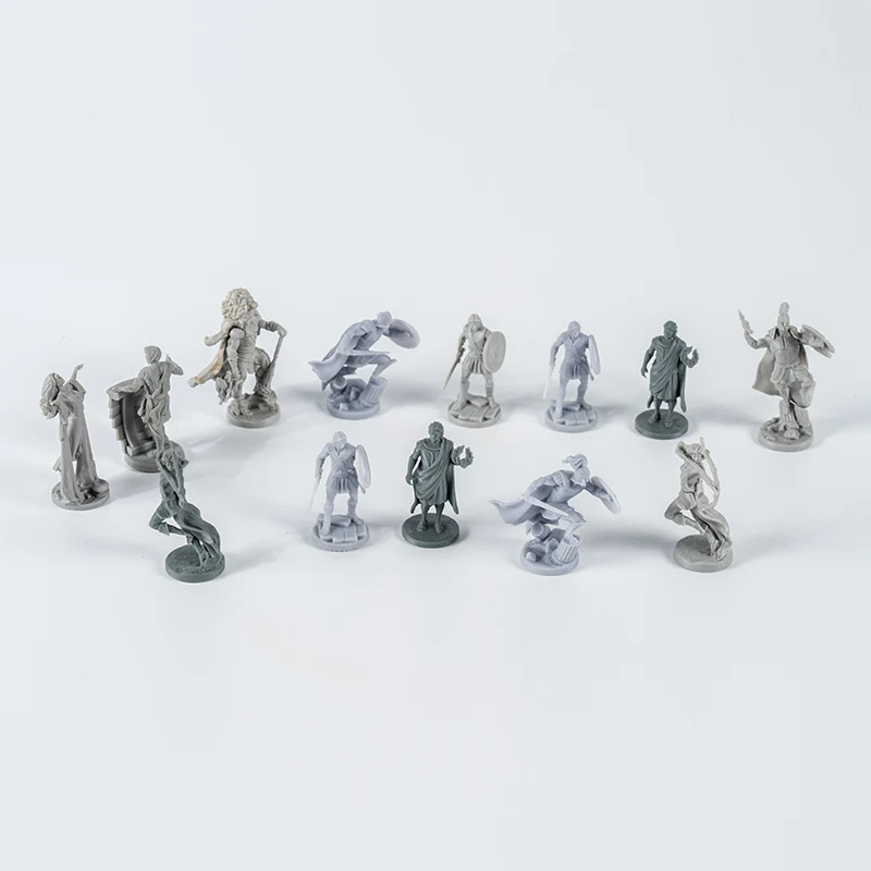 Brädspelsminiatyrer: Injection Molding vs Resin Casting vs 3D Printing